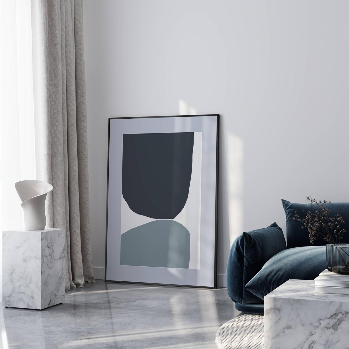 Design-Aluminium-Bilderrahmen – in Schwarz, Silber oder Grau Matt | Formate A1–A4